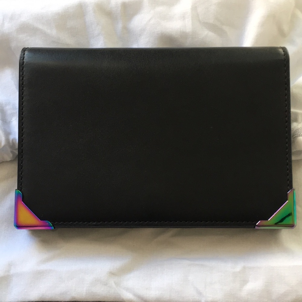 ALEXANDER WANG Wallet - Iridescent Oil Hardware